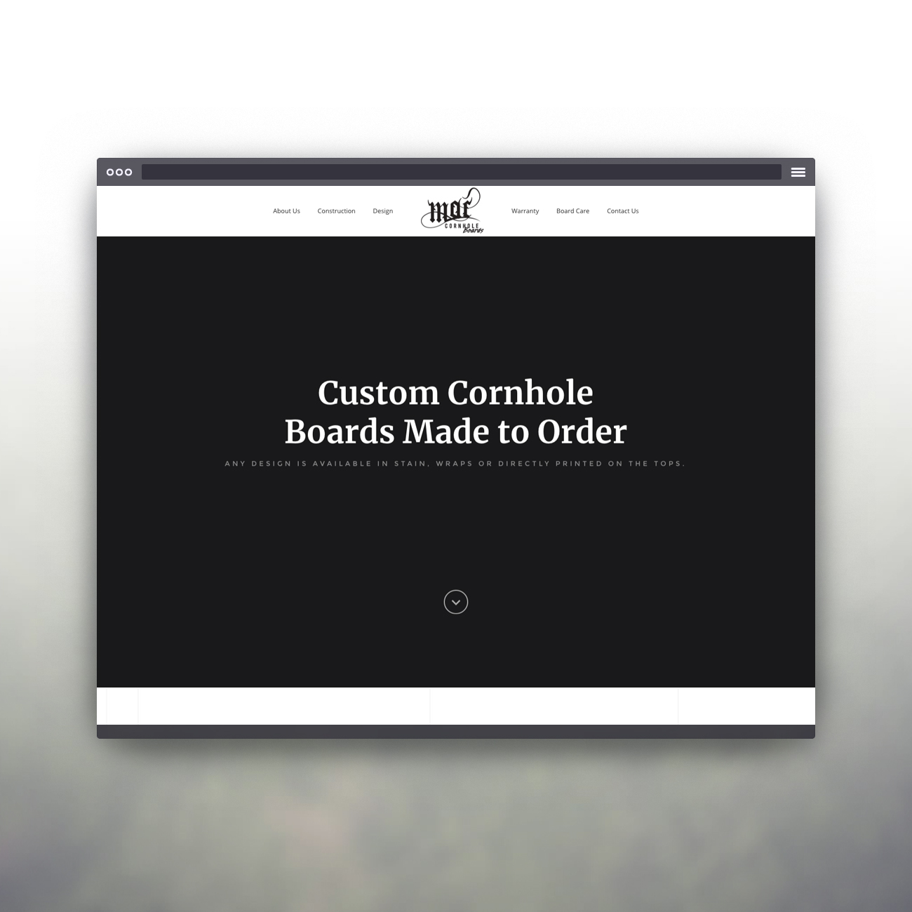 Browser Mac Cornhole Boards
